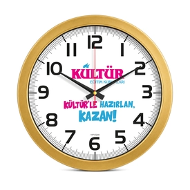 Metalize Duvar Saati