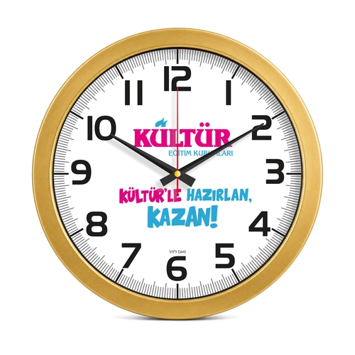 Metalize Duvar Saati